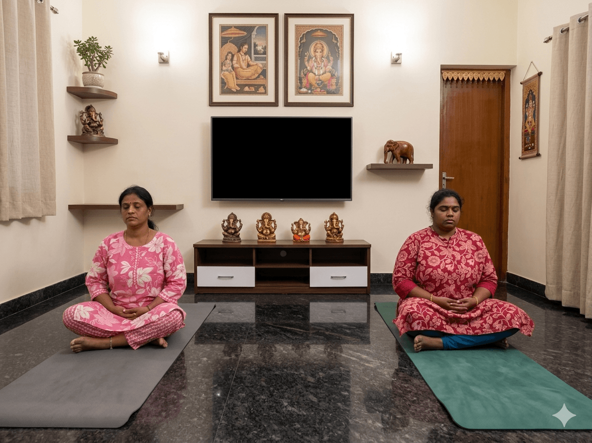 Chakras yoga class at Siva Yoga Studios Chennai