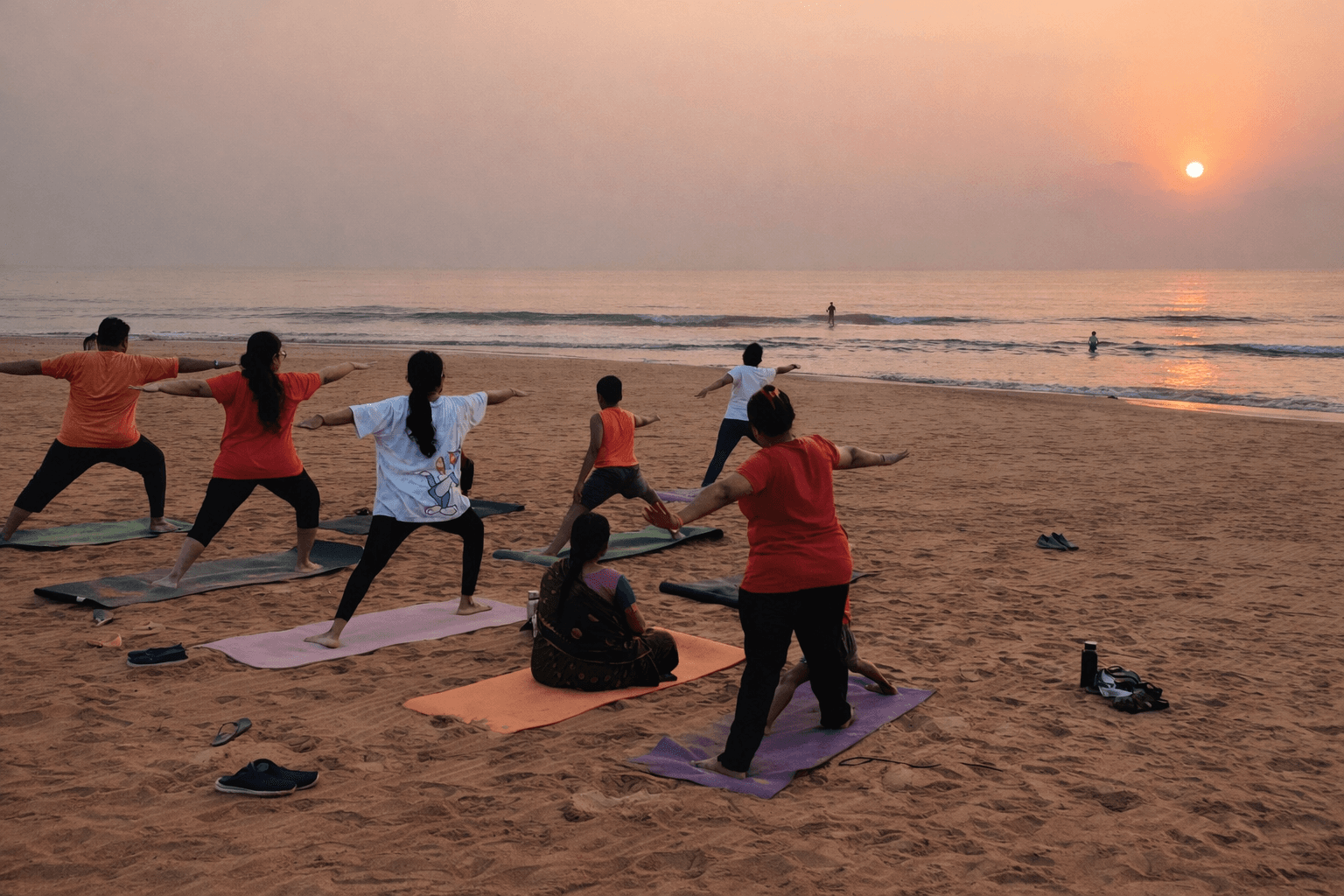 Siva Yoga Studios gallery - Yoga practice and meditation space in Besant Nagar Chennai showing tranquil studio atmosphere