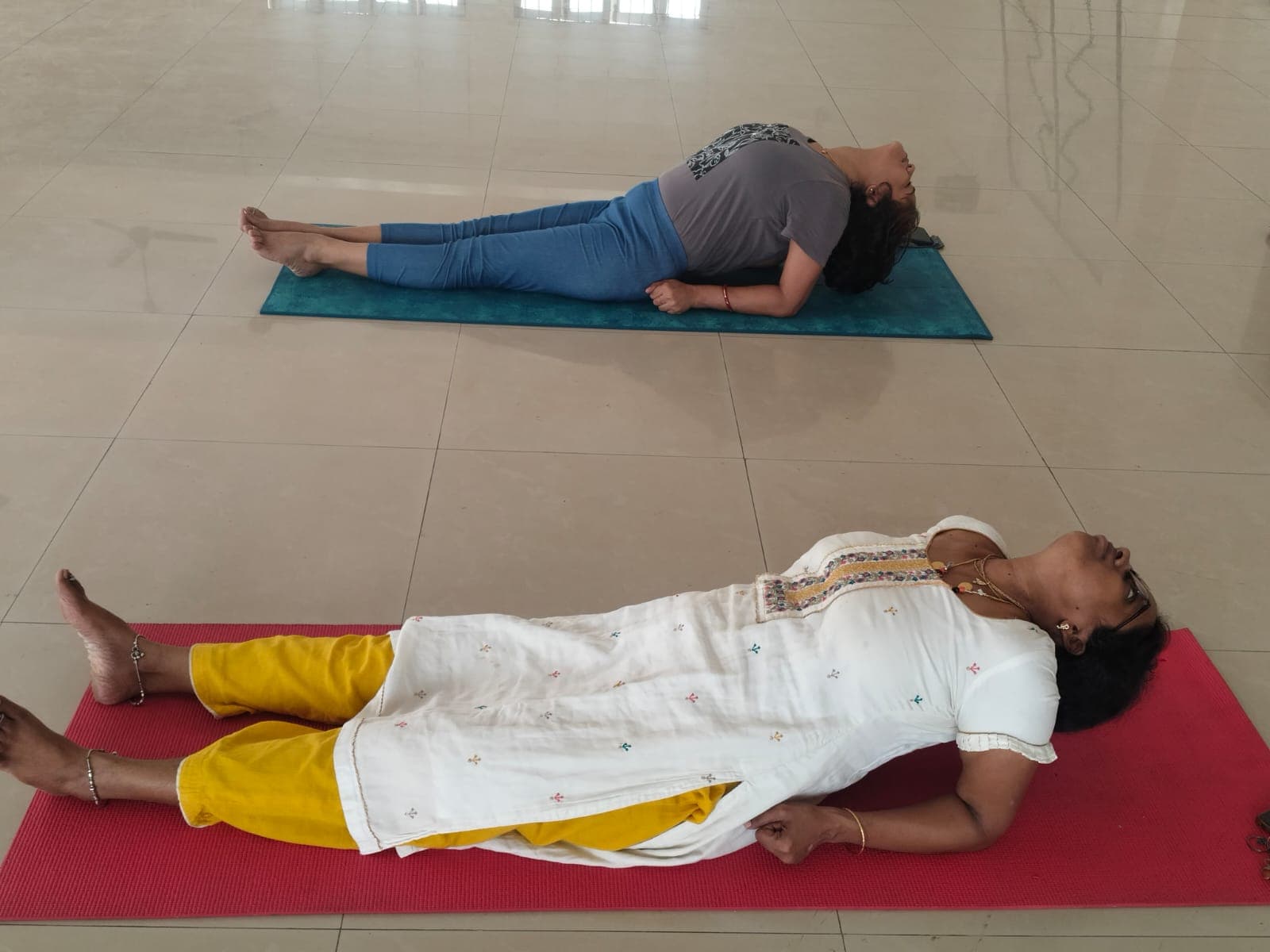 Stress Relief yoga class at Siva Yoga Studios Chennai
